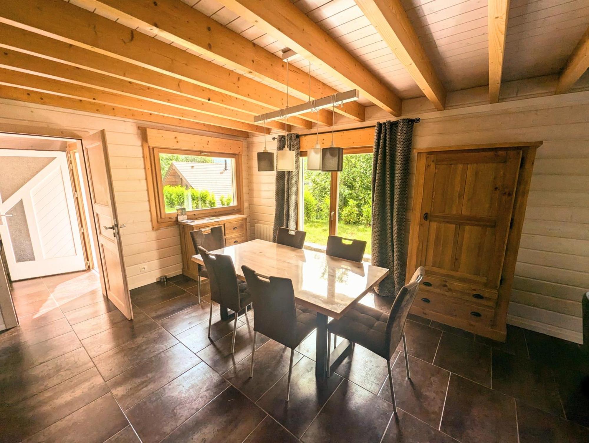 Chalet Sauna Jacuzzi 6 Personnes La Bresse Exterior photo