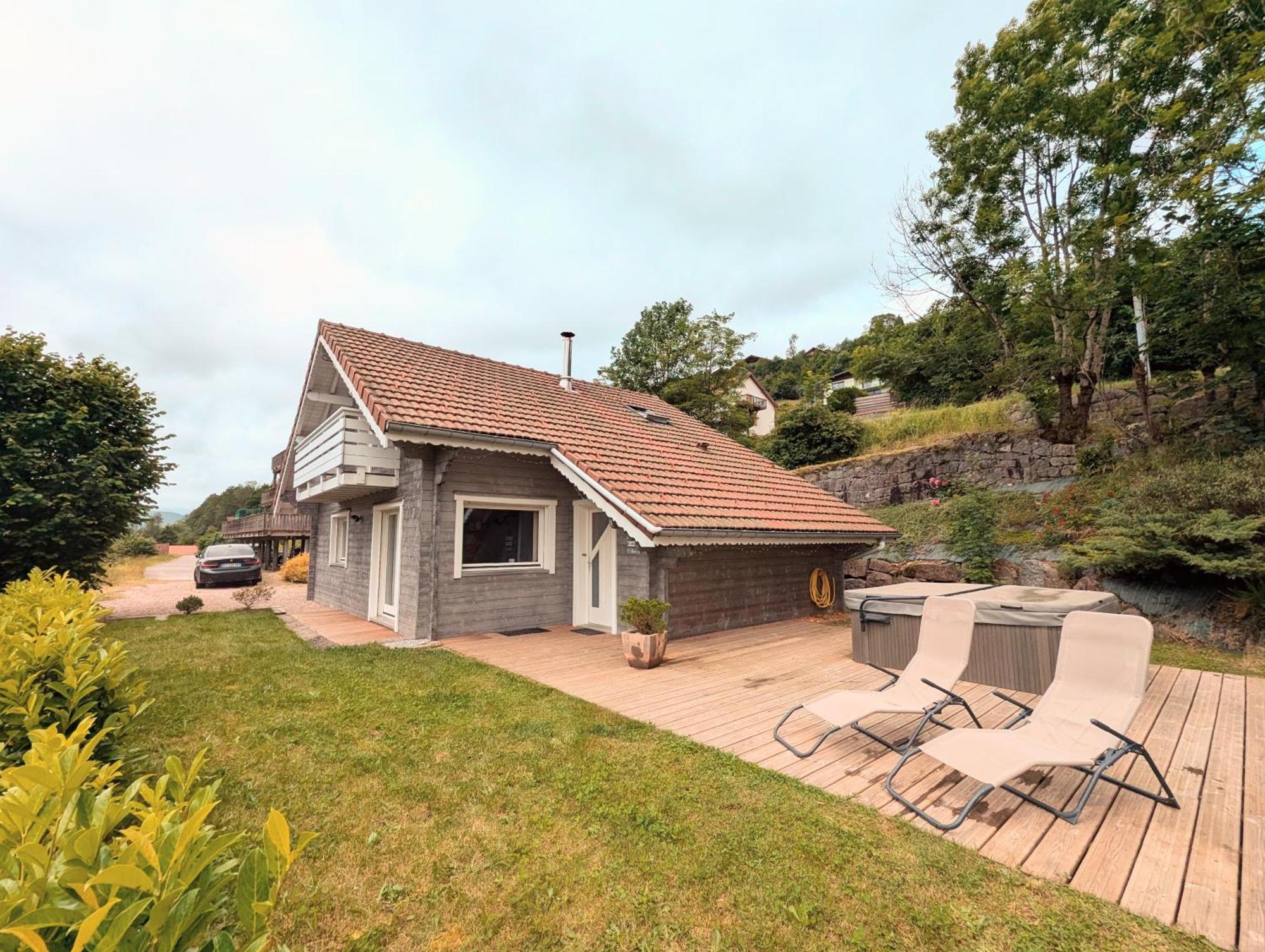 Chalet Sauna Jacuzzi 6 Personnes La Bresse Exterior photo