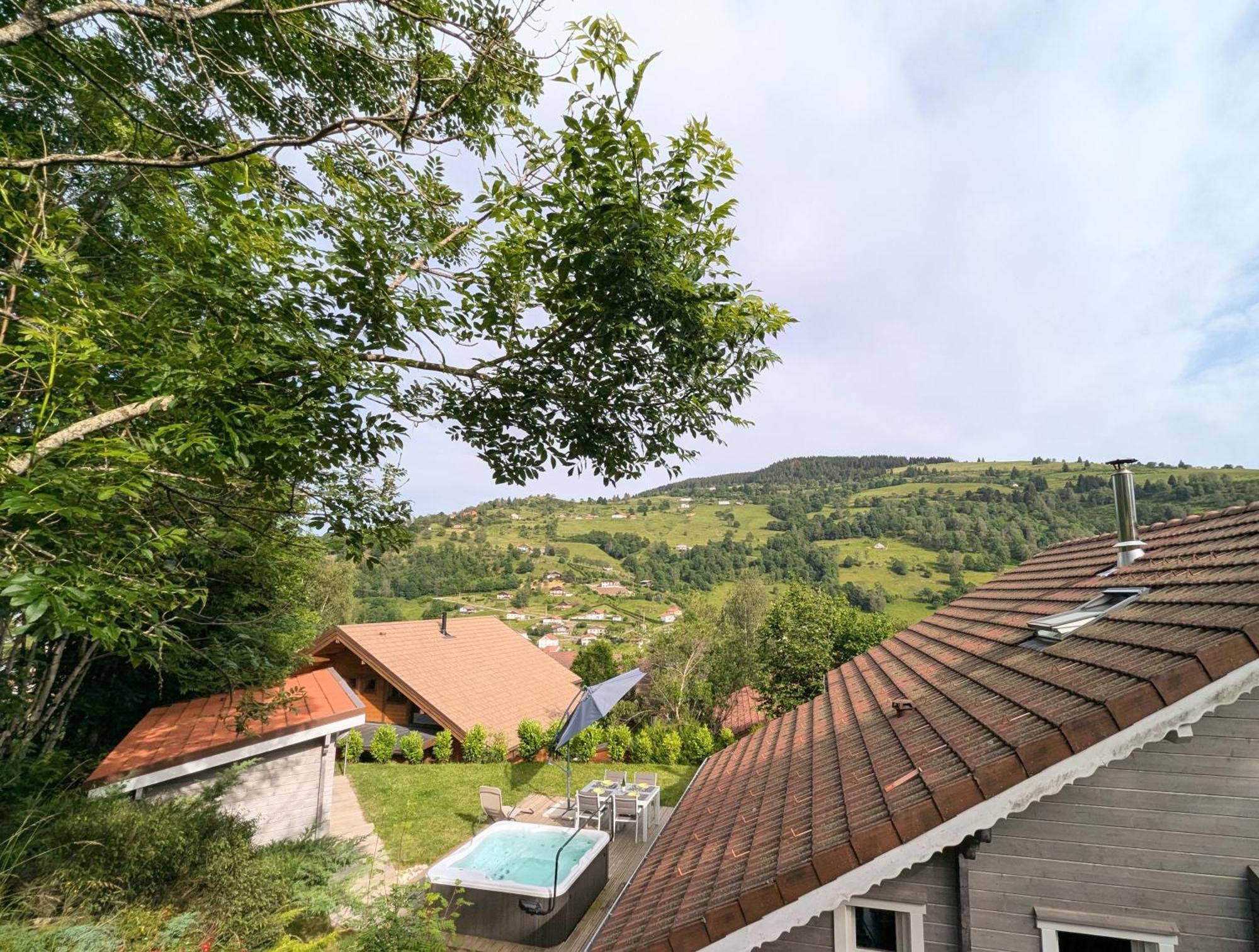 Chalet Sauna Jacuzzi 6 Personnes La Bresse Exterior photo