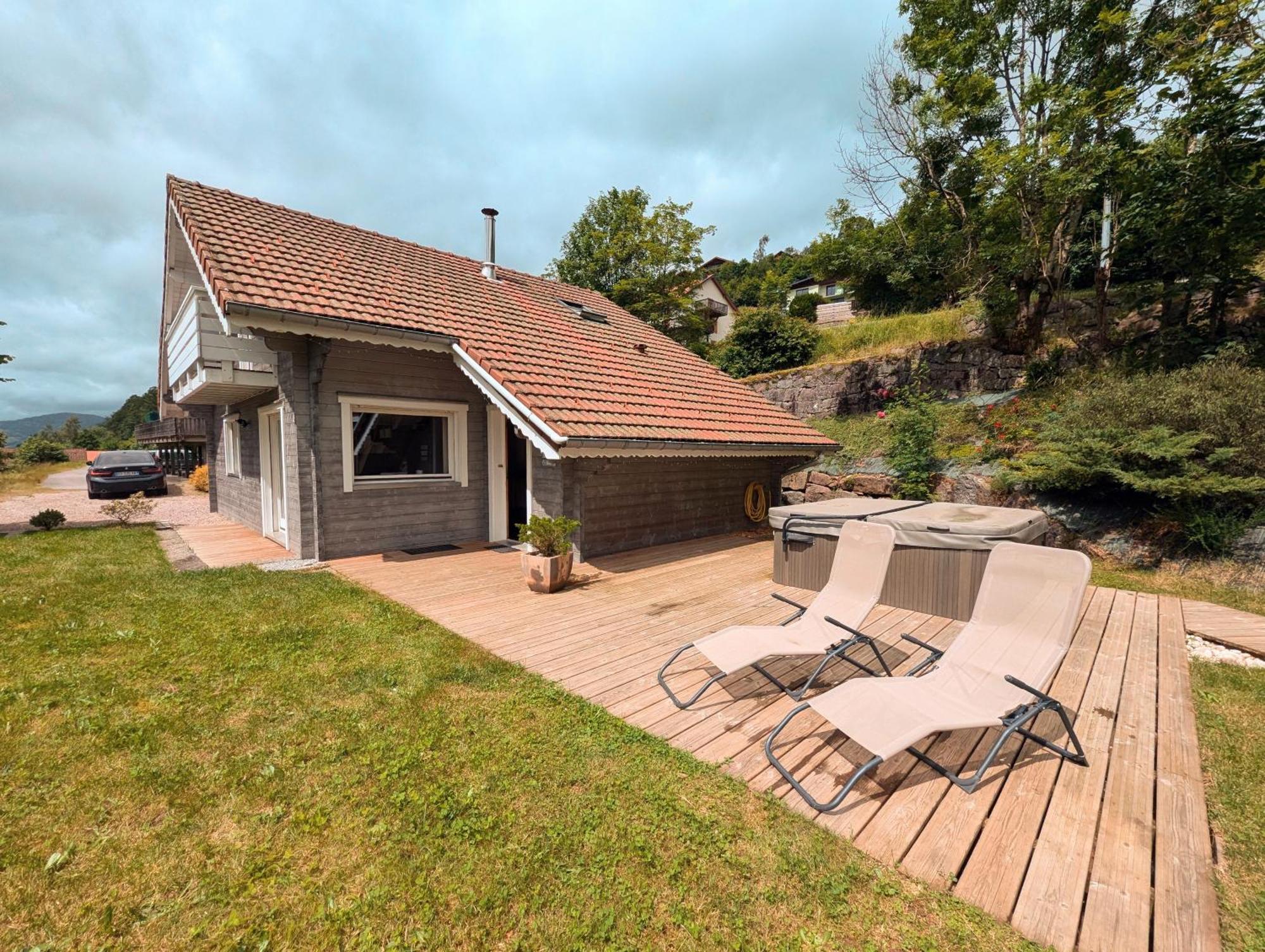 Chalet Sauna Jacuzzi 6 Personnes La Bresse Exterior photo
