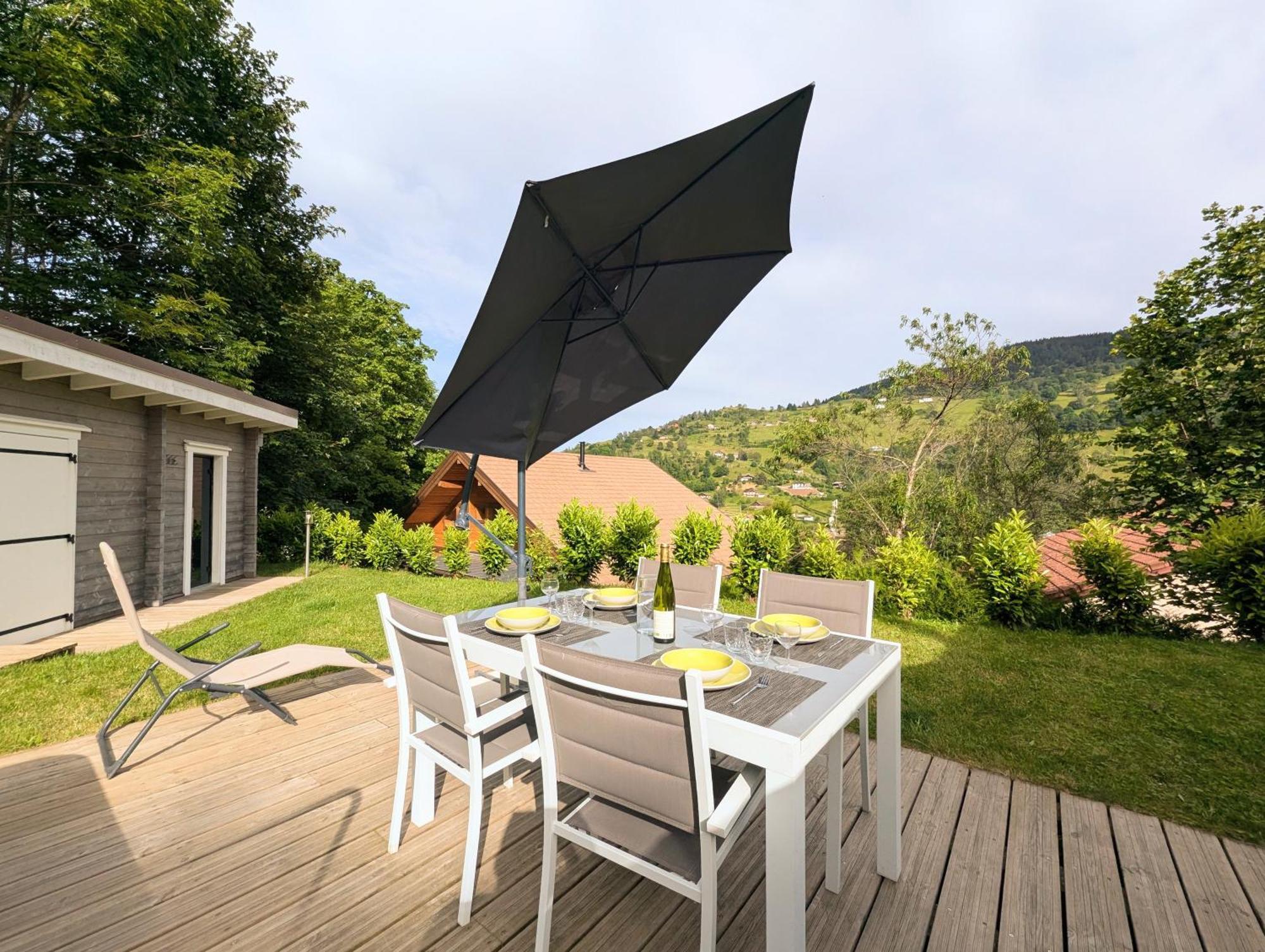 Chalet Sauna Jacuzzi 6 Personnes La Bresse Exterior photo