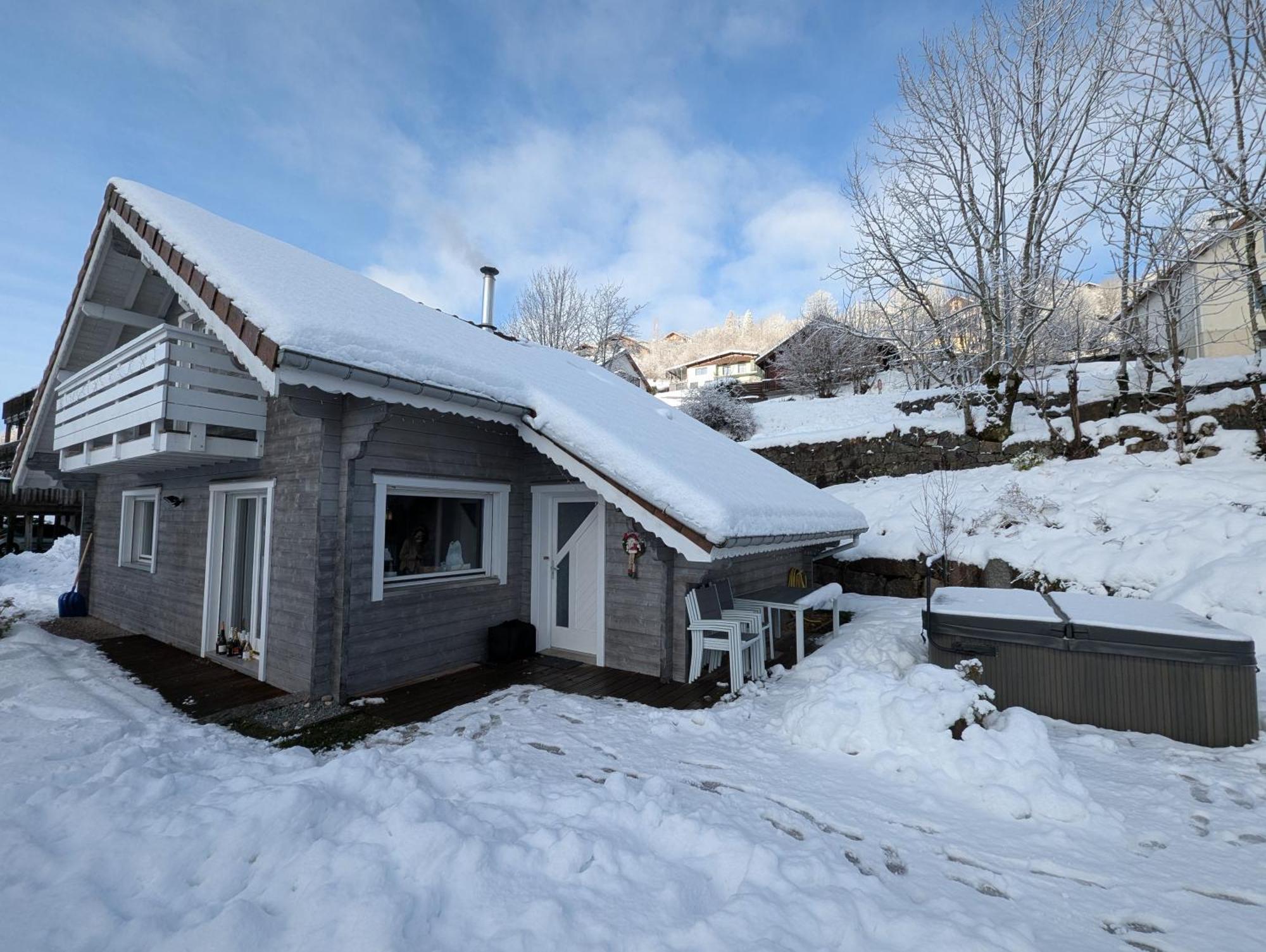 Chalet Sauna Jacuzzi 6 Personnes La Bresse Exterior photo